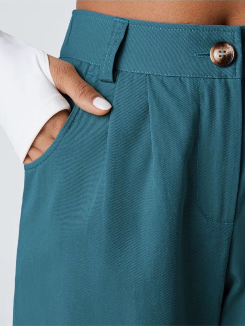 NWT Halara Mid Rise Casual Cotton Joggers with Pockets. Size Medium - Picture 4 of 12
